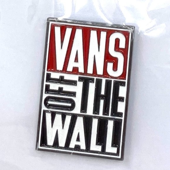 Vans Off The Wall Pins Red Black White Color - Picture 3 of 3
